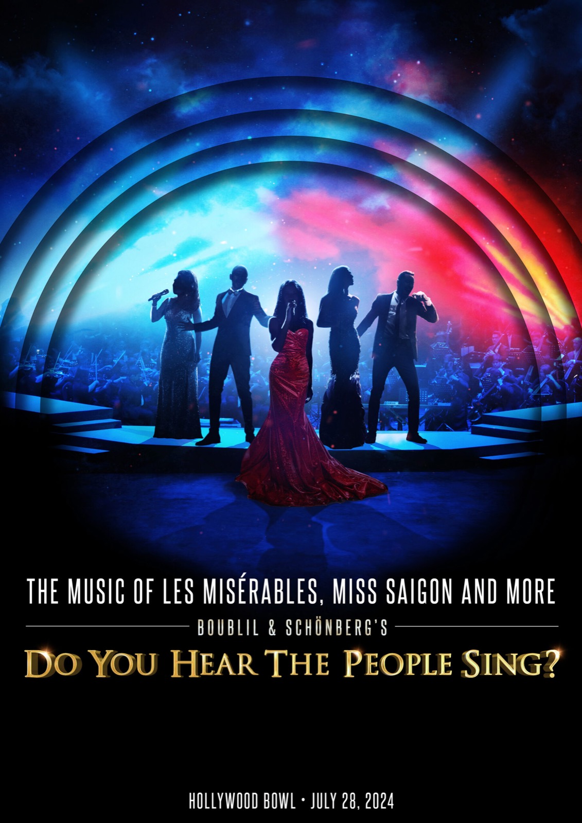 Do You Hear The People Sing? at the Hollywood Bowl poster